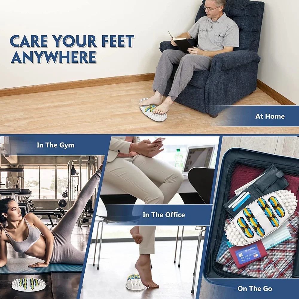 Plastic Roller Wheel Feet Massager