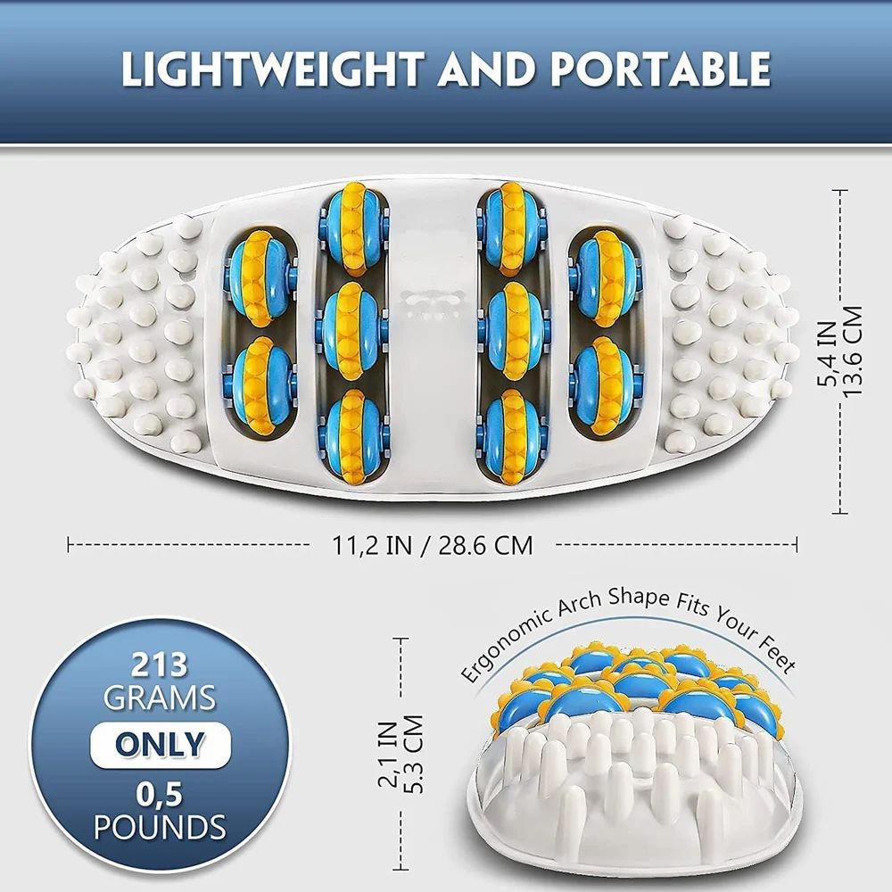 Plastic Roller Wheel Feet Massager